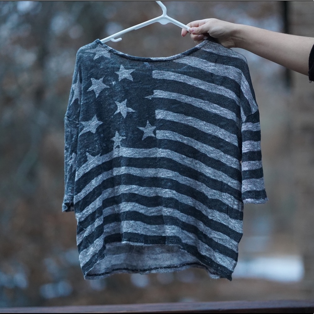 American flag sweater